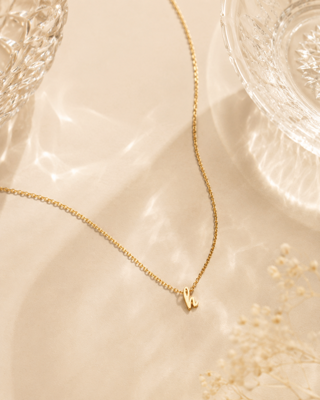 Lettre Initial Necklace