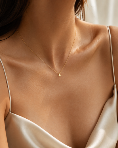 Lettre Initial Necklace