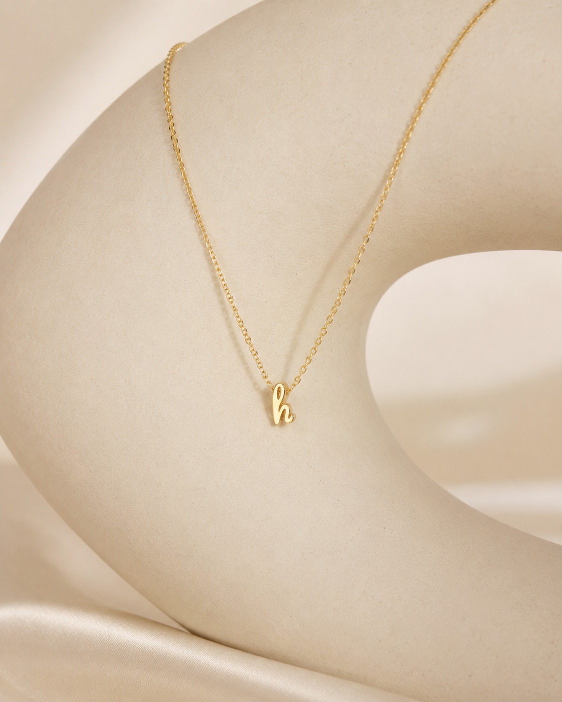 Lettre Initial Necklace