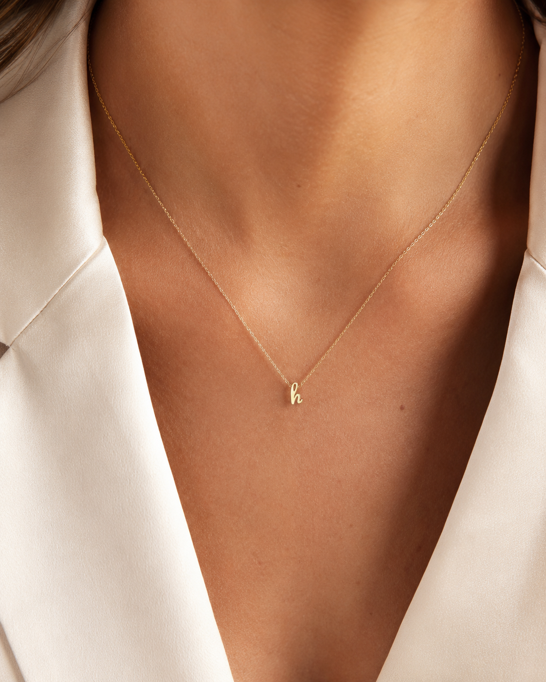 Lettre Initial Necklace