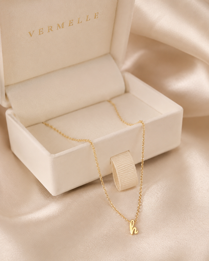 Lettre Initial Necklace