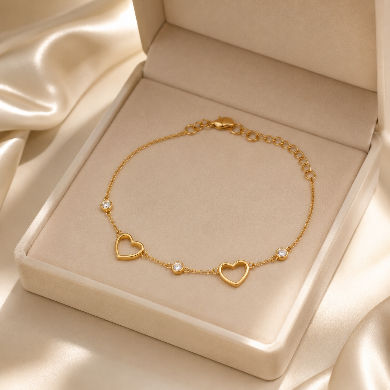 Coeur Heart Chain Anklet