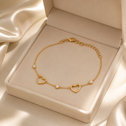 Coeur Heart Chain Anklet
