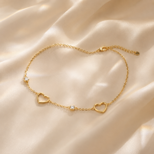 Coeur Heart Chain Anklet