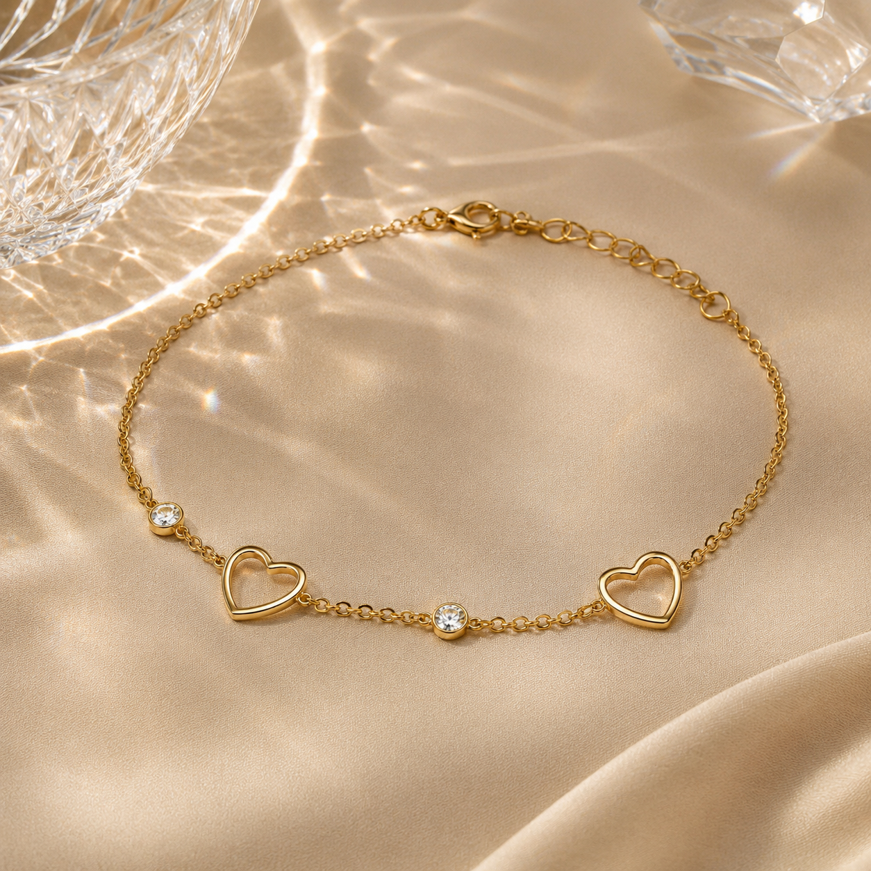 Coeur Heart Chain Anklet