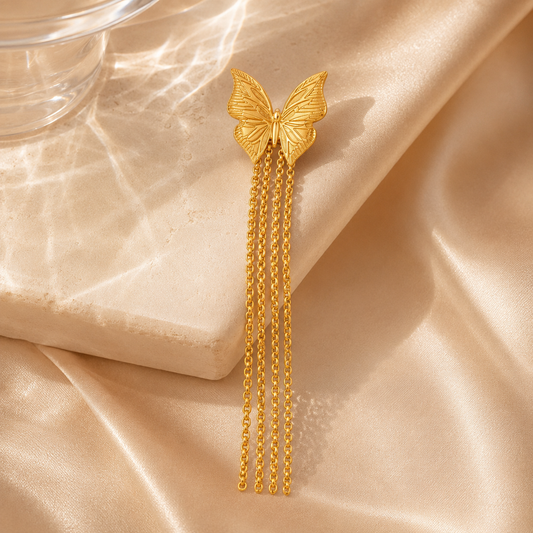 Papillon Tassel Drop Earrings