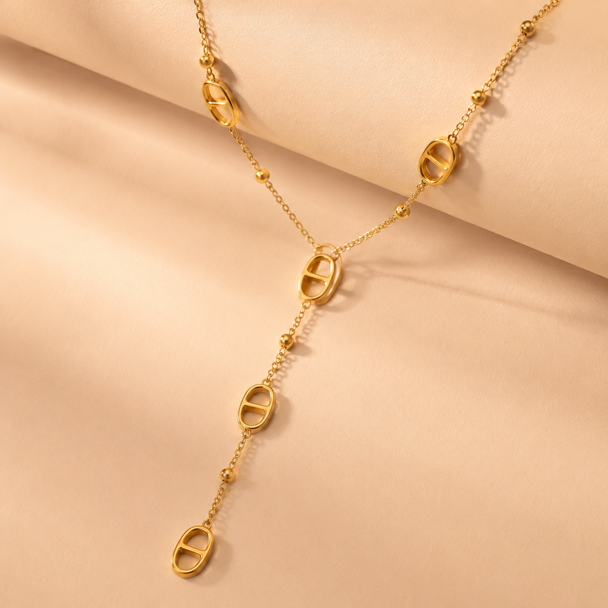 Lumi Lariat Drop Necklace