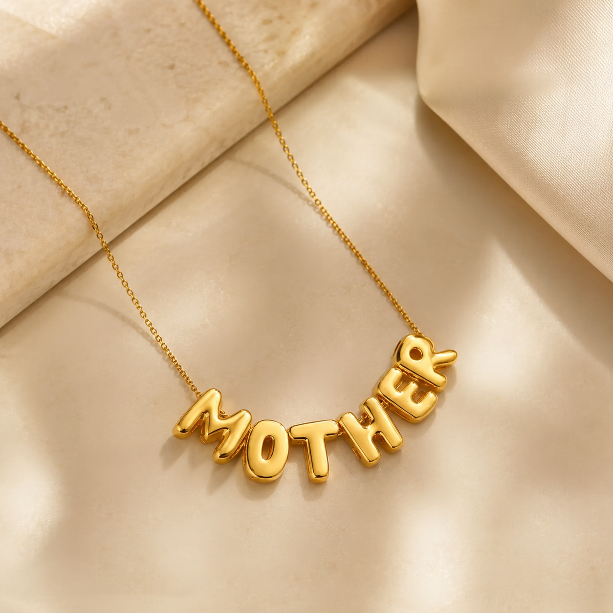 Cloud Bubble Name Necklace