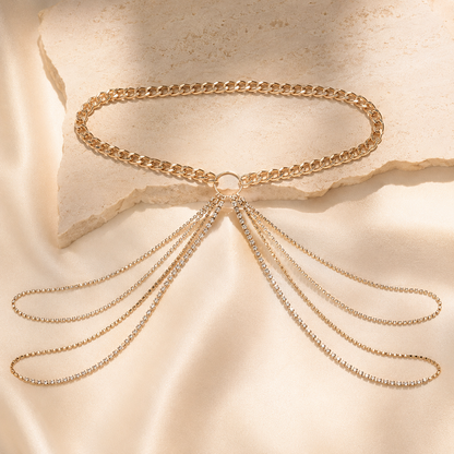Doré Crystal Back Chain