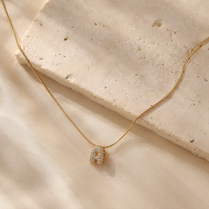 Elle Initial Letter Necklace