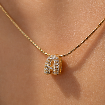 Elle Initial Letter Necklace