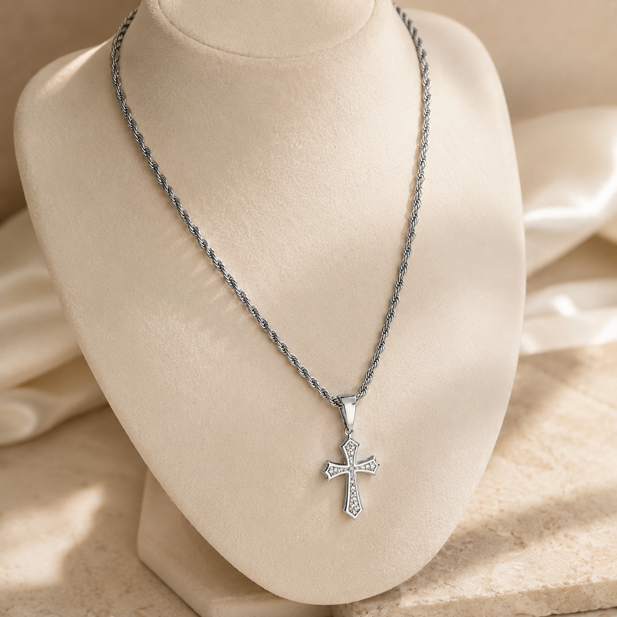 Faith Cross Necklace