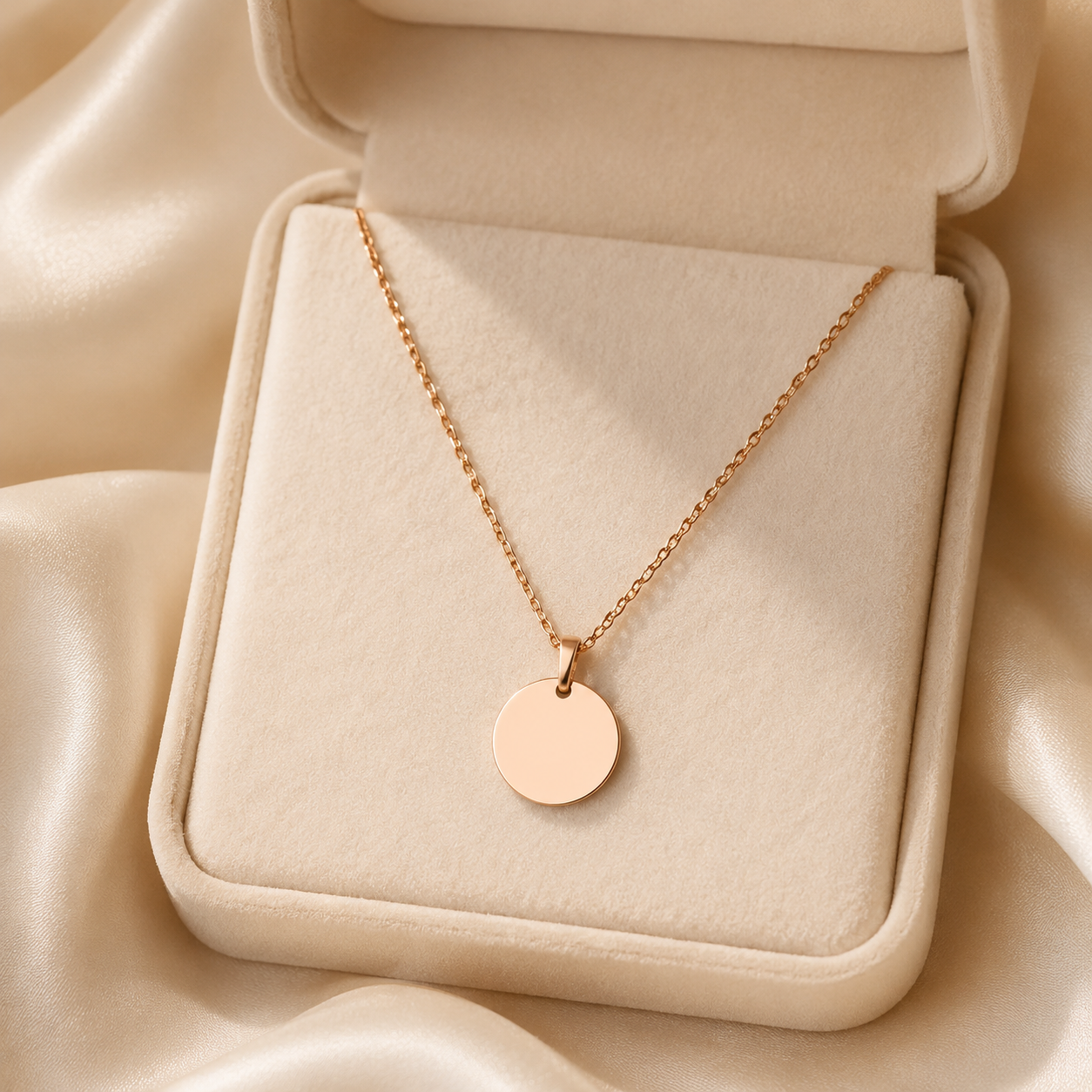 Isla Circle Pendant Necklace
