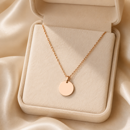 Isla Circle Pendant Necklace