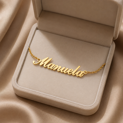 Léa Initial Anklet