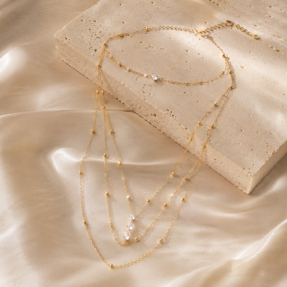 Lila Beaded Waist Chain