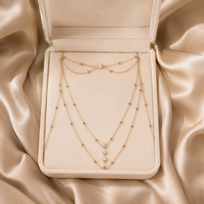 Lila Beaded Waist Chain
