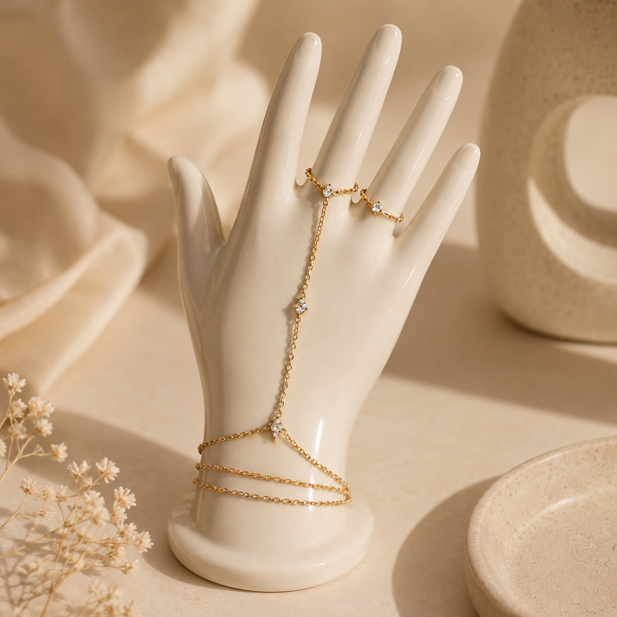 Lucienne Hand Chain Bracelet