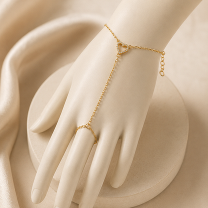 Margaux Heart Hand Chain