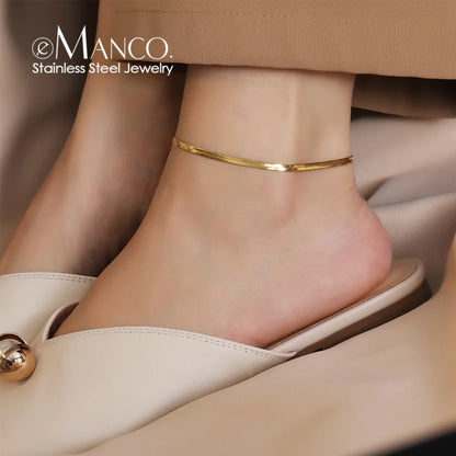 Sable Snake Chain Anklet